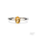 Citrine 925 Silver Ring