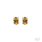 Citrine 925 Silver Earrings