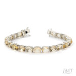 Citrine 925 Silver Bracelet