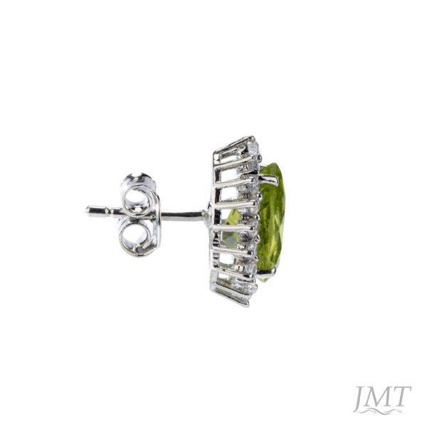 Peridot 925 Silver Earrings