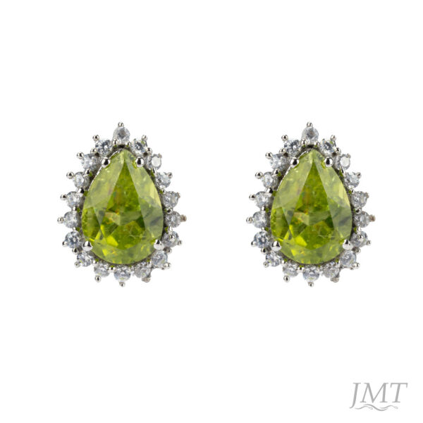 Peridot 925 Silver Earrings