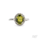 Peridot 925 Silver Ring