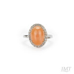 Peach Moon 925 Silver Ring