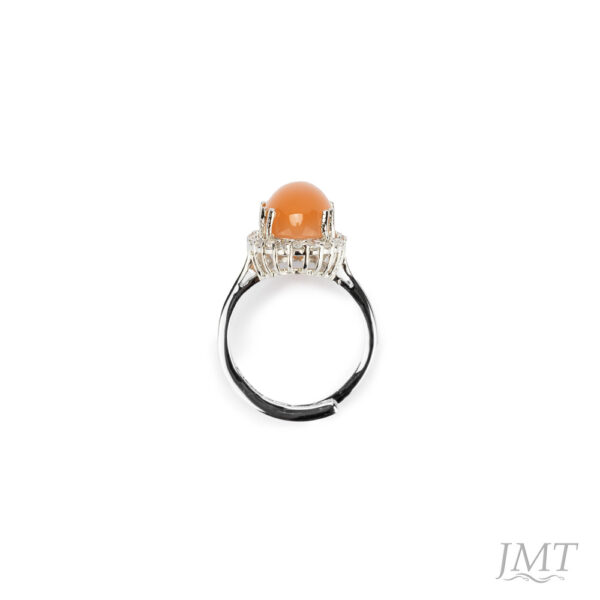 Peach Moon 925 Silver Ring