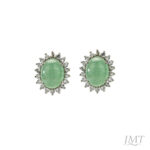 Aventurine 925 Silver Earrings