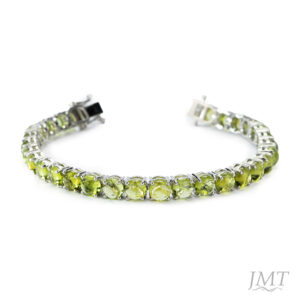 Peridot 925 Silver Bracelet