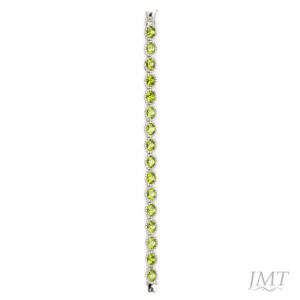 Peridot 925 Silver Bracelet