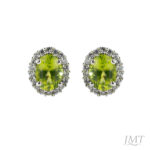 Peridot 925 Silver Earrings