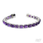 Amethyst 925 Silver Bracelet