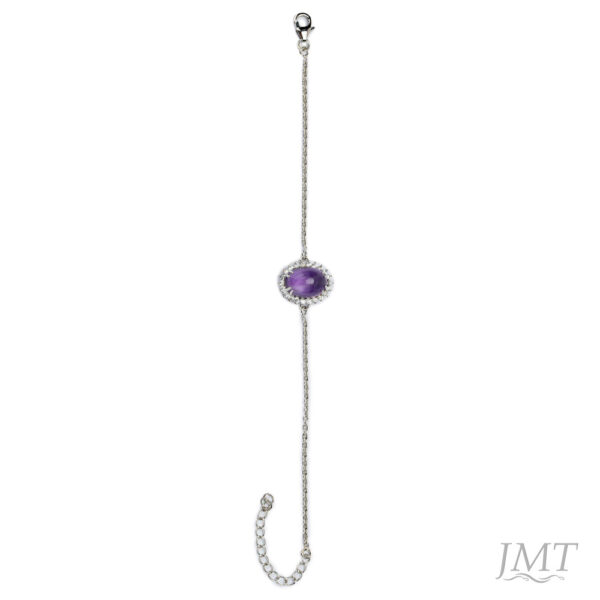 Amethyst 925 Silver Bracelet