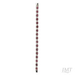 Rhodolite Garnet 925 Silver   Bracelet