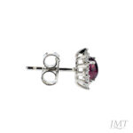 Rhodolite Garnet 925 Silver   Earrings