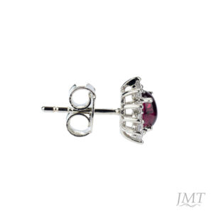 Rhodolite Garnet 925 Silver   Earrings