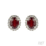 Garnet 925 Silver Earrings