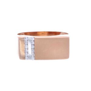 Rose Gold Ring For Men | 18k Gold Ring