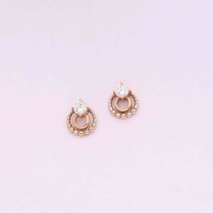 Rose Gold Ear Ring | 18k Gold Earrings