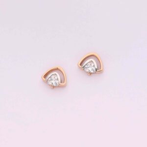 Rose Gold Ear Ring | 18k Gold Earrings