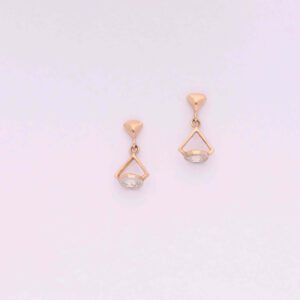 Rose Gold Ear Ring | 18k Gold Earrings