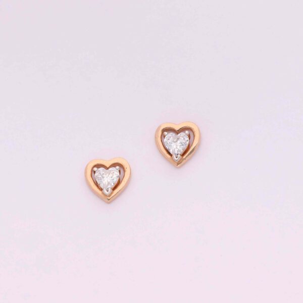 Rose Gold Ear Ring | 18k Gold Earrings