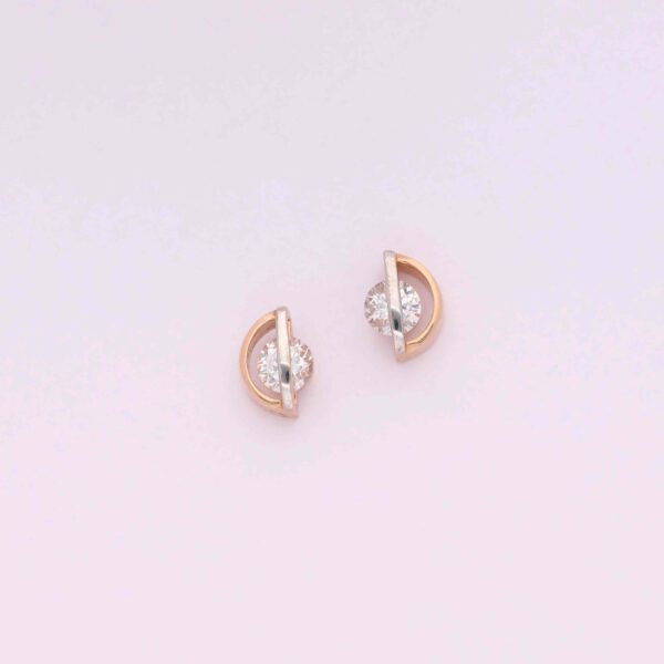 Rose Gold Ear Ring | 18k Gold Earrings