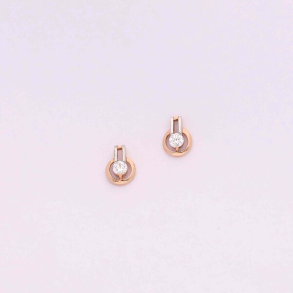 Rose Gold Ear Ring | 18k Gold Earrings