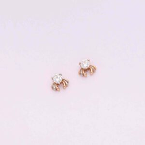 Rose Gold Ear Ring | 18k Gold Earrings