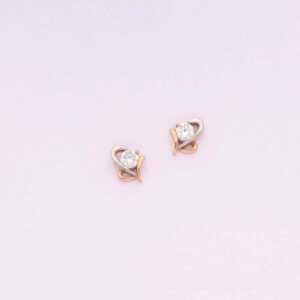 Rose Gold Ear Ring | 18k Gold Earrings