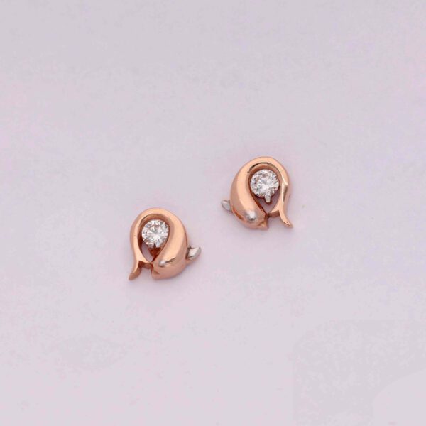 Rose Gold Ear Ring | 18k Gold Earrings