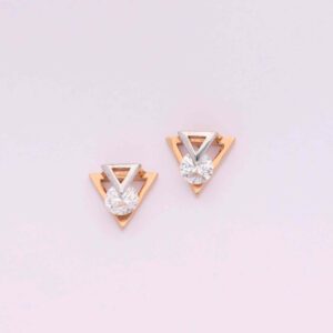 Rose Gold Ear Ring | 18k Gold Earrings