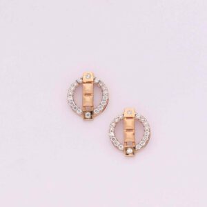 Rose Gold Ear Ring | 18k Gold Earrings