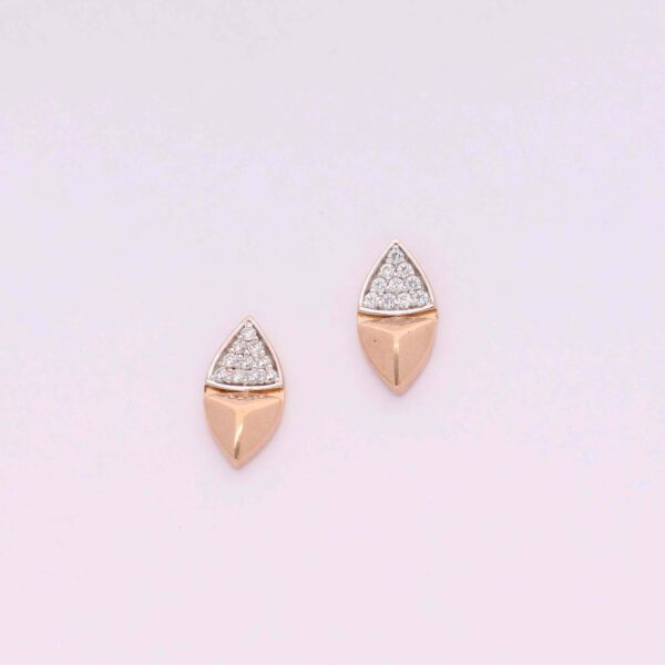 Rose Gold Ear Ring | 18k Gold Earrings