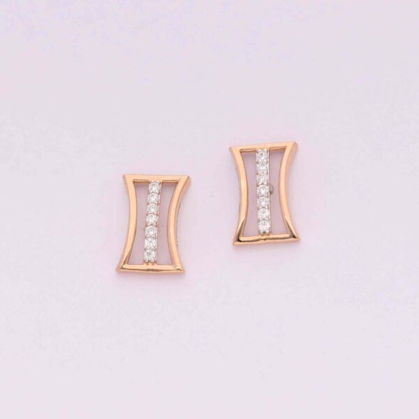 Rose Gold Ear Ring | 18k Gold Earrings