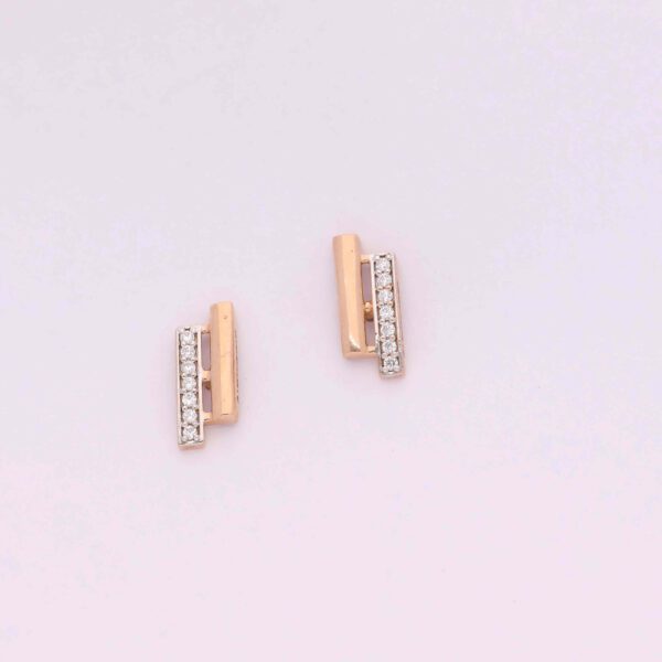 Rose Gold Ear Ring | 18k Gold Earrings