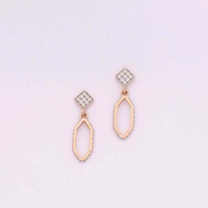 Rose Gold Ear Ring | 18k Gold Earrings