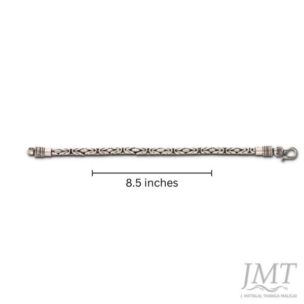 925 Men's Antique Silver Bracelet |JMT