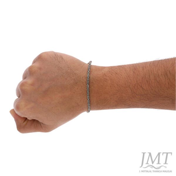 925 Men's Antique   Silver Bracelet |JMT