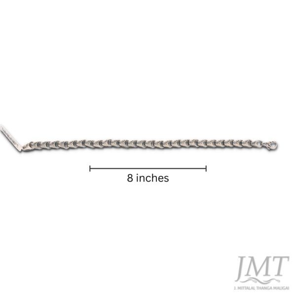 925 Men's Antique Silver Bracelet |JMT