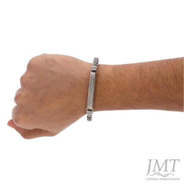 925 Men's Antique Silver Bracelet |JMT