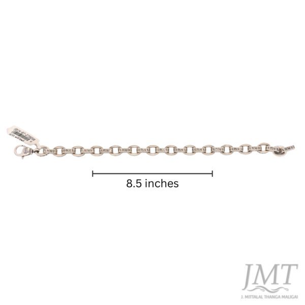 925 Men's Antique Silver Bracelet |JMT