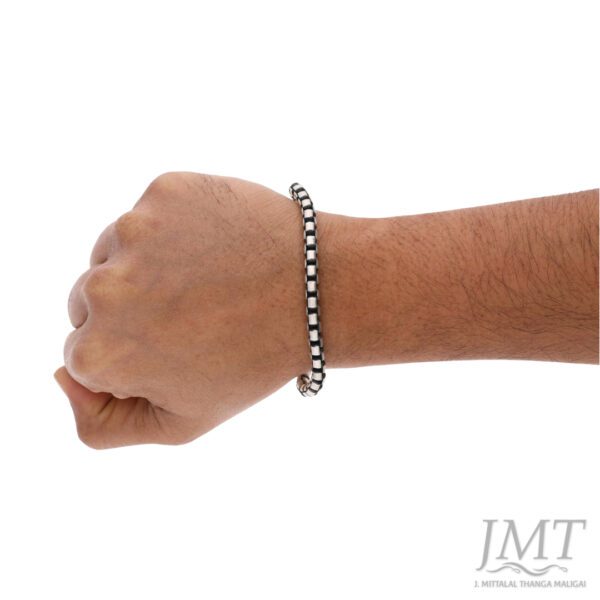 925 Men's Antique Silver Bracelet |JMT