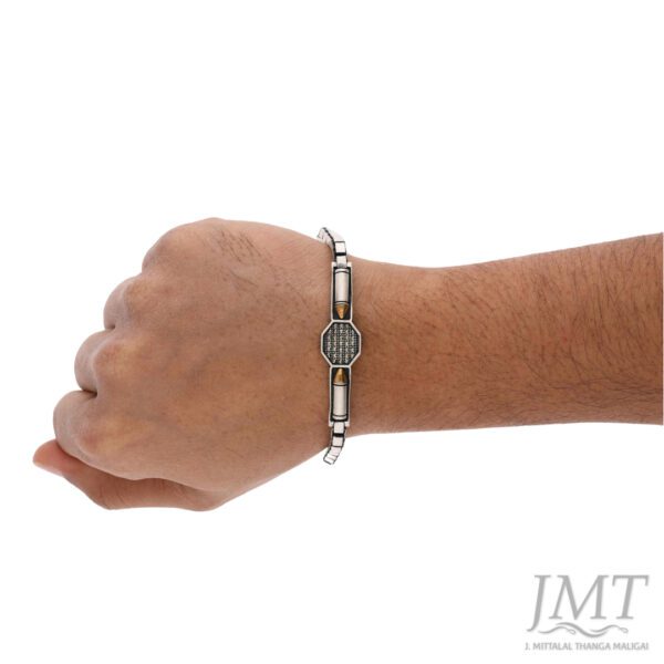 925 Men's Antique Silver Bracelet |JMT