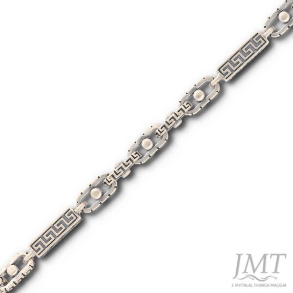 925 Men's Antique Silver Bracelet |JMT