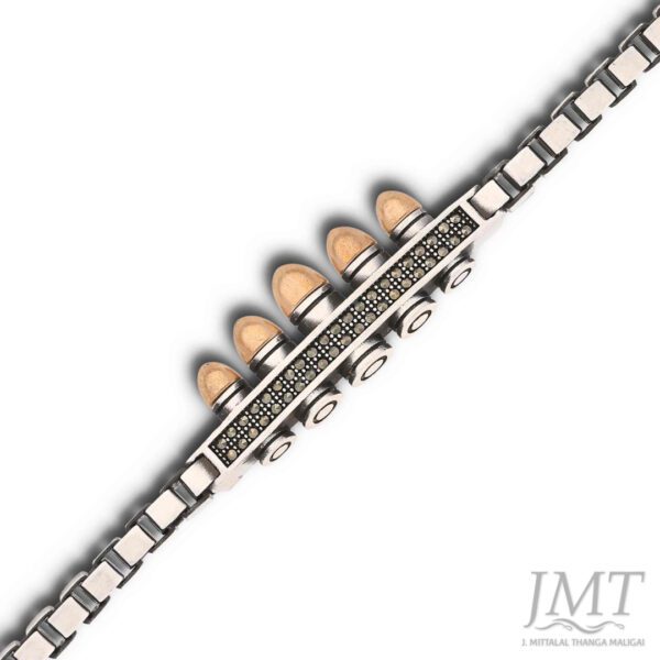 925 Men's Antique Silver Bracelet |JMT