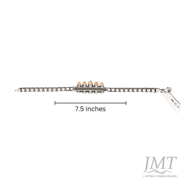 925 Men's Antique Silver Bracelet |JMT