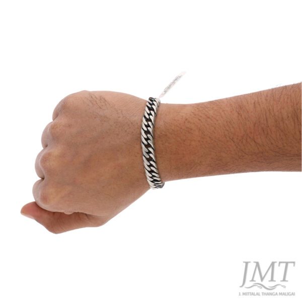 925 Men's Antique Silver Bracelet |JMT