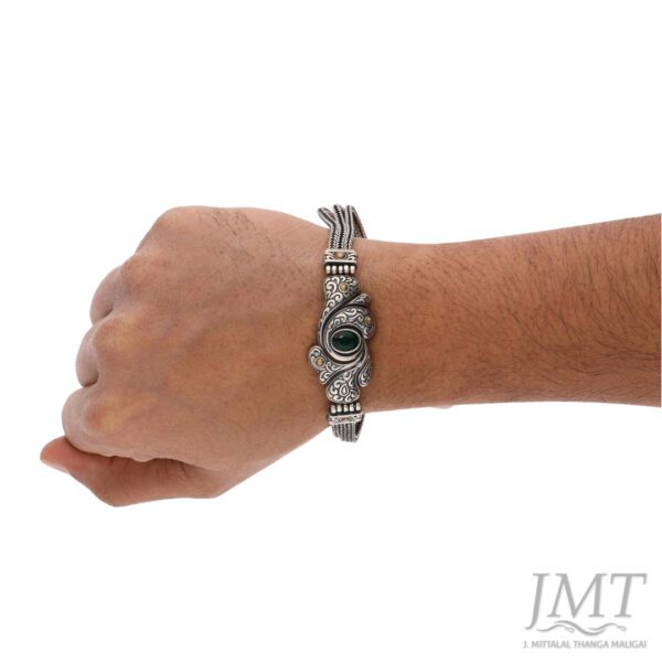 925 Men's Antique Silver Bracelet |JMT