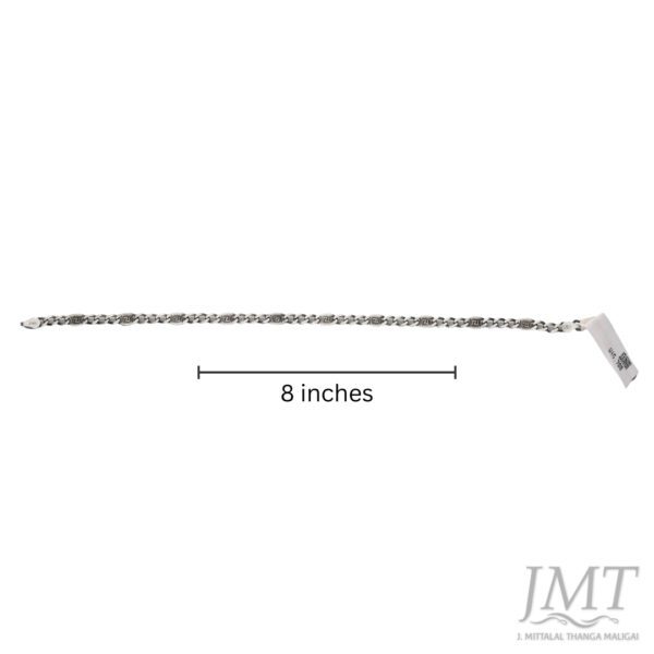 925 Men's Antique Silver Bracelet |JMT