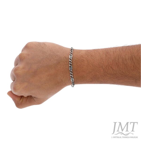 925 Men's Antique Silver Bracelet |JMT