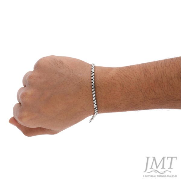 925 Men's Antique Silver Bracelet |JMT