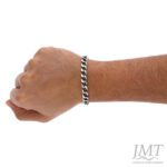 925 Men's Antique Silver Bracelet |JMT